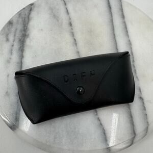 Diff black sunglasses case